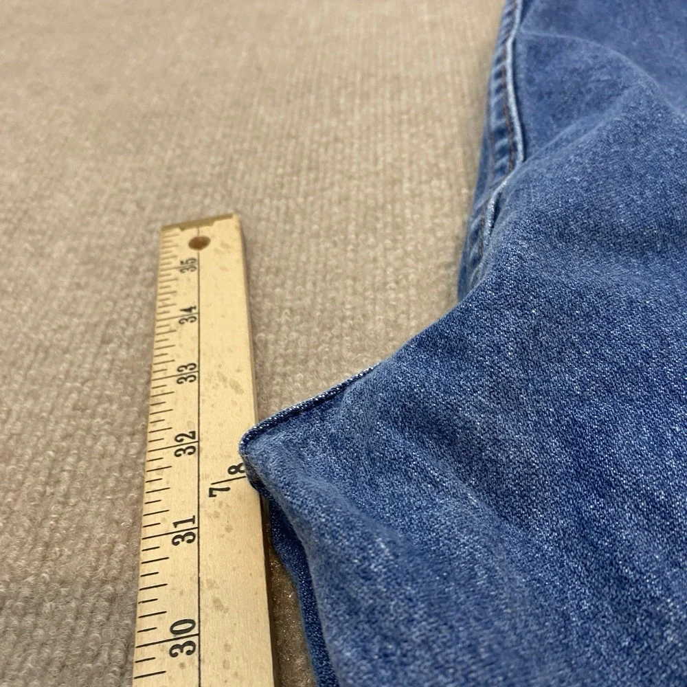 Wrangler Jeans Mens 40 Fits 39x32 Faded Blue 13MWZ Cowboy Cut Western Boots